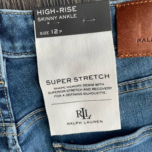 NWT Lauren Ralph Lauren Skinny Ankle Jeans - Picture 6 of 11